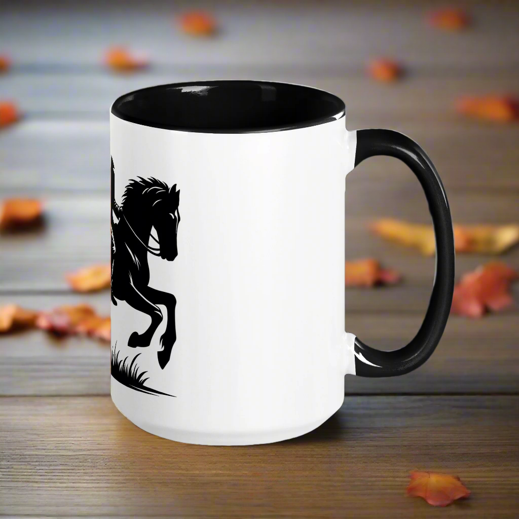 Headless Horseman Pumpkin Head | Ceramic Mug Ceramic Mugs Syntax & Alchemy   