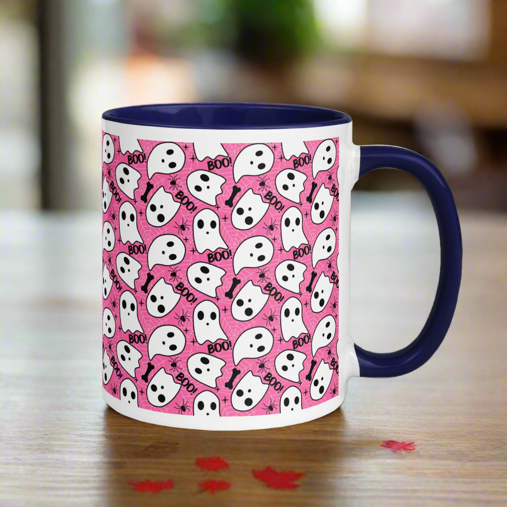 Pink Boo | Ceramic Mug Ceramic Mugs Syntax & Alchemy   