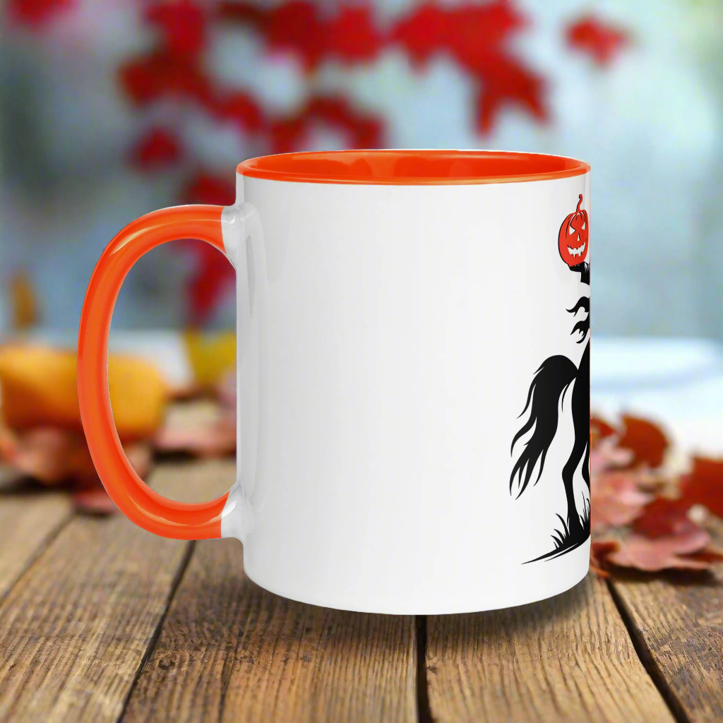 Headless Horseman Pumpkin Head | Ceramic Mug Ceramic Mugs Syntax & Alchemy   