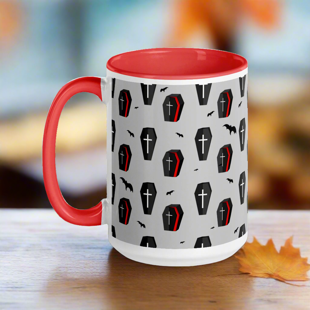 Six Feet Under | Ceramic Mug Ceramic Mugs Syntax & Alchemy Red 11 oz 