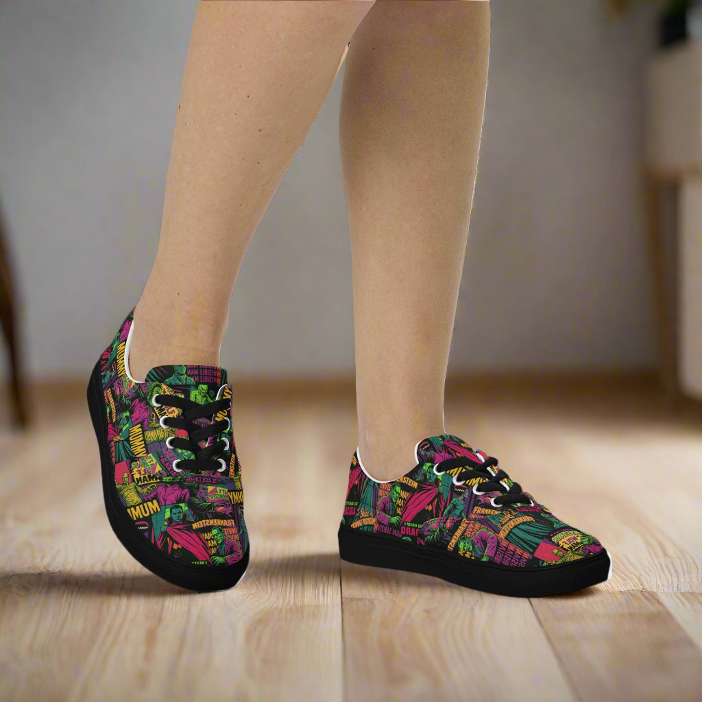 Universal Monsters | Women & Girls Canvas Shoes - Syntax & Alchemy