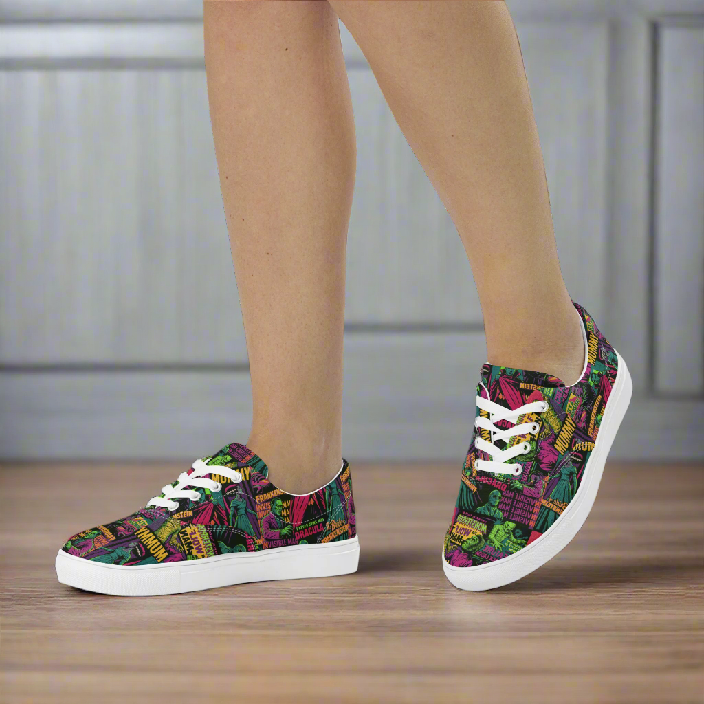 Universal Monsters | Women & Girls Canvas Shoes - Syntax & Alchemy